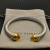 David Yurman 7mm Gold Yellow Diamond Head Gemstone Bracelet, Fits Wrist Sizes 16&acirc;20cm
