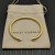 David Yurman 4mm Gold Pearl Diamond Bangle Bracelet
