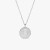 David Yurman Gold Diamond Initial N Disc Pendant Necklace