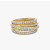 David Yurman Gold Pav&Atilde;&copy; Diamond Interlocking Ring