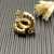 David Yurman 20.5x20mm Gold Cable Spiral Hoop Earrings