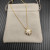 David Yurman Gold 19mm Sunflower Pendant Necklace