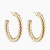 David Yurman Gold Large Twisted Cable Hoop Earrings, 40&Atilde;5.8mm