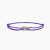 David Yurman Purple Double Ring Nylon Cord Bracelet