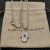 David Yurman White Gold-Tone Minions Blue Diamond Necklace
