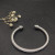 David Yurman 5mm Half-Pav&Atilde;&copy; Cable Cuff Bracelet White Diamonds