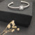 David Yurman 4mm Square Pav&Atilde;&copy; Cable Bracelet with White Onyx