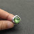 David Yurman 14mm Square Green Diamond Ring