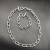 David Yurman 11mm Silver Pav&Atilde;&copy; Twisted Cable Rotating Clasp Necklace