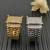 David Yurman Gold Large Pav&Atilde;&copy; Diamond Band Ring