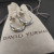 David Yurman Cable Cross Gold and Silver Hoop Earrings