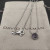 David Yurman 8mm Purple Gemstone Four-Prong Pendant Necklace