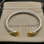 David Yurman 5mm Gold-Tone Head Sterling Silver Five-Row Pav&Atilde;&copy; Bracelet Yellow Diamonds