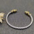 David Yurman 4mm Cable Classic Round-End Cuff Bracelet