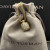 David Yurman 14mm Gold Four-Prong Pav&Atilde;&copy; Diamond Necklace, 2mm Chain, 45+5cm Adjustable Length