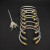 David Yurman 5mm Gold-End Yellow Diamond Cable Cuff Bracelet