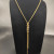 David Yurman Gold Helena Y Necklace &acirc; 3mm Chain,