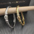 David Yurman 6.2mm Silver Pav&Atilde;&copy; Hook Clasp Engraved Wave Bracelet