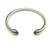 David Yurman 5mm Double-End Cap Cable Cuff Bracelet Black Diamonds