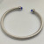 David Yurman 4mm Sterling Silver Deep Blue Sapphire Diamond Bangle Bracelet