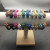 David Yurman 7mm Brown Colorful Enamel Cuff Bracelet, Fits Wrist Size 16cm - 20cm