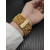 David Yurman Gold-Tone 29mm Multi-Row Chain Bracelet