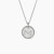 David Yurman Gold Diamond Initial M Disc Pendant Necklace