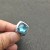 David Yurman 14mm Square Blue Diamond Ring