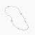 David Yurman Silver Four-Leaf Clover Sweater Necklace, 3mm Chain, 90cm