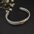 David Yurman 10mm Cable Cuff Bracelet with Single X Station Accent