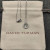 David Yurman Gold Diamond Initial J Disc Pendant Necklace