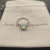 David Yurman Four-Prong Square Green Diamond Ring