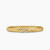 David Yurman 6.2mm Gold X-Pattern Pav&Atilde;&copy; Wave Cuff Bracelet