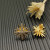 David Yurman 19mm Gold Sunburst Diamond Stud Earrings