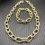 David Yurman Gold Madison Chain Diamond Accent Necklace 50cm