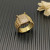 David Yurman Gold Large Pav&Atilde;&copy; Diamond Band Ring