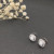 David Yurman 7mm Square White Agate Stud Earrings