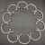 David Yurman Gold and Silver 7mm Double End Cap Bracelet with Light Green Pav&Atilde;&copy;