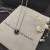 David Yurman 8mm Black Gemstone Four-Prong Pendant Necklace