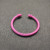 David Yurman 5mm Rose Red Colorful Enamel Cuff Bracelet, Fits Wrist Size 16cm - 20cm