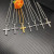 David Yurman Gold Diamond Cable Cross Necklace