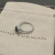 David Yurman Four-Prong Square Black Diamond Ring