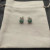 David Yurman 8mm Green Diamond Stud Earrings