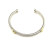 David Yurman 4mm Cable Cuff Bracelet with Double X Station Accent
