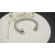 David Yurman 7mm Gold and Silver Dome-End Cable Cuff Bracelet