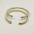 David Yurman 4mm Gold Round End Bracelet