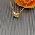 David Yurman Gold 8mm Four-Prong Yellow Diamond Necklace