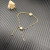 David Yurman Gold-Tone 13mm Pave Star Bracelet