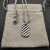 David Yurman Silver Square Wave Pendant Necklace, 3mm Chain, Length 50cm + 5cm