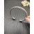 David Yurman Silver 4mm Three-Row Double End Cuff Bracelet